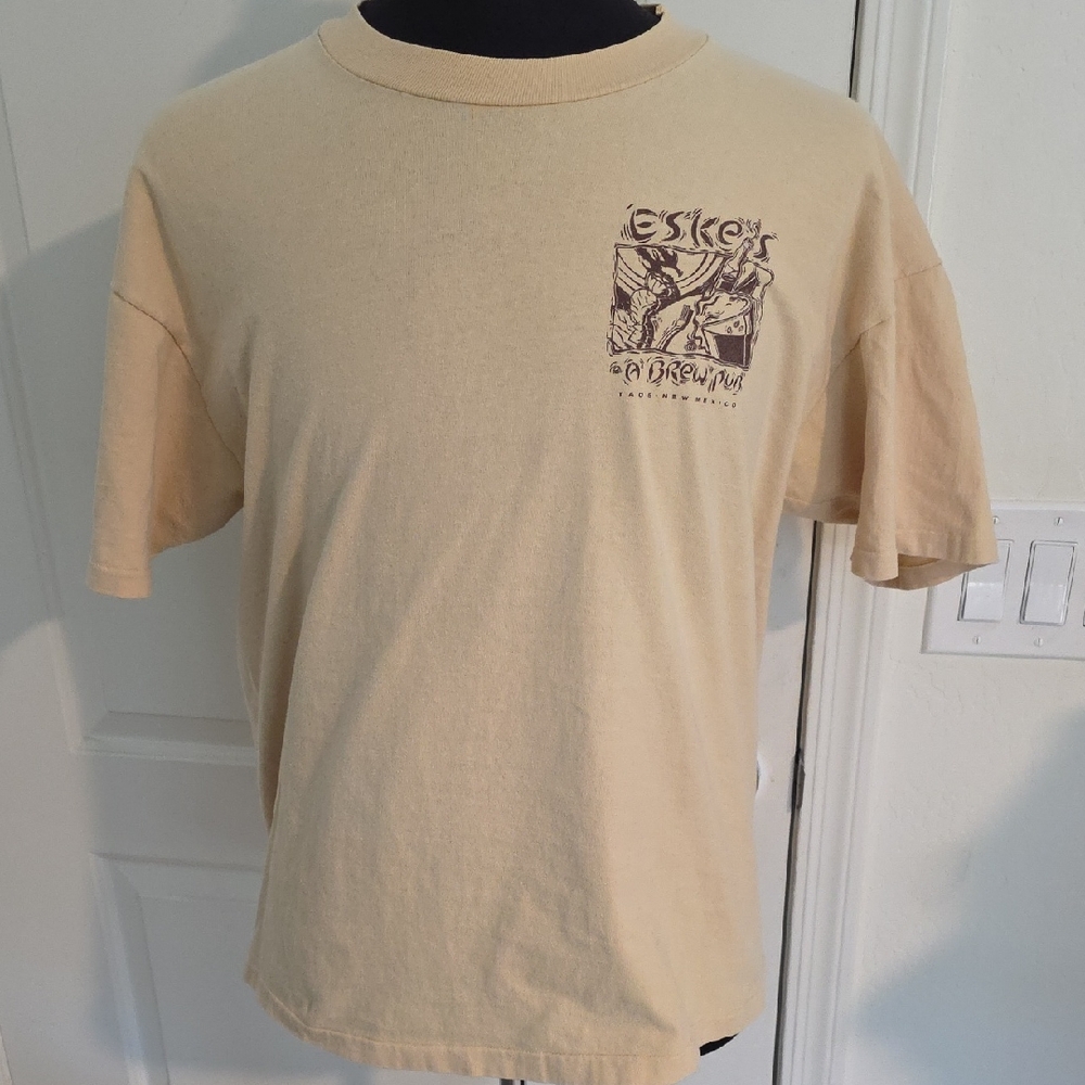 Hanes Tan Graphic Short Sleeve Tee